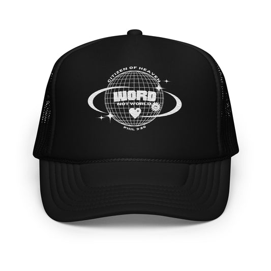 Word Not World Trucker Hat